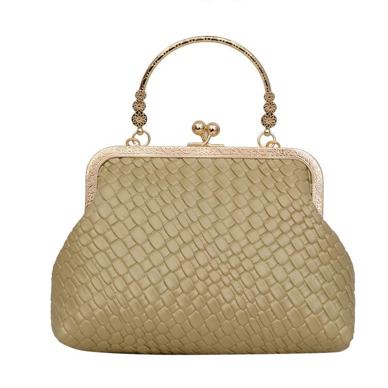 Solid Shaped Shell Color Single Shoulder Crossbody Bag Handbag Women Fashion
