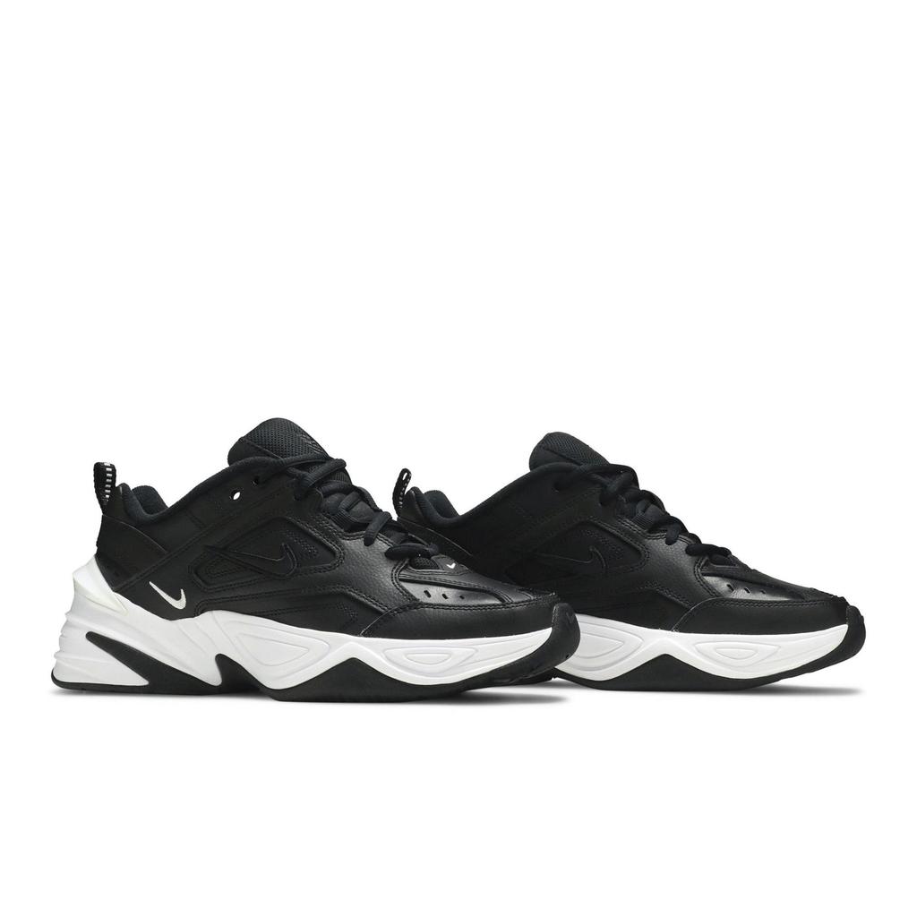 Nike Womens M2K Tekno 'Black' (women's sizes) Black / White-Black Chunky Sneakers AO3108 005