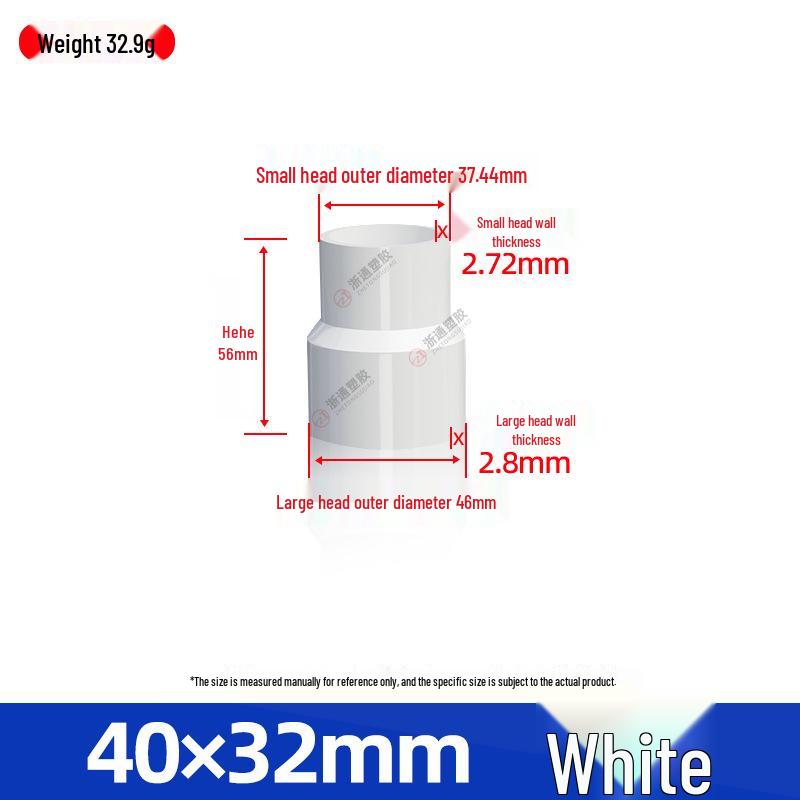 PVC Water Supply Straight Reducer Fitting