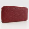 Louis Vuitton Zippy Wallet Purse M60737 Slys Red Monogram Ann Platt Women Used