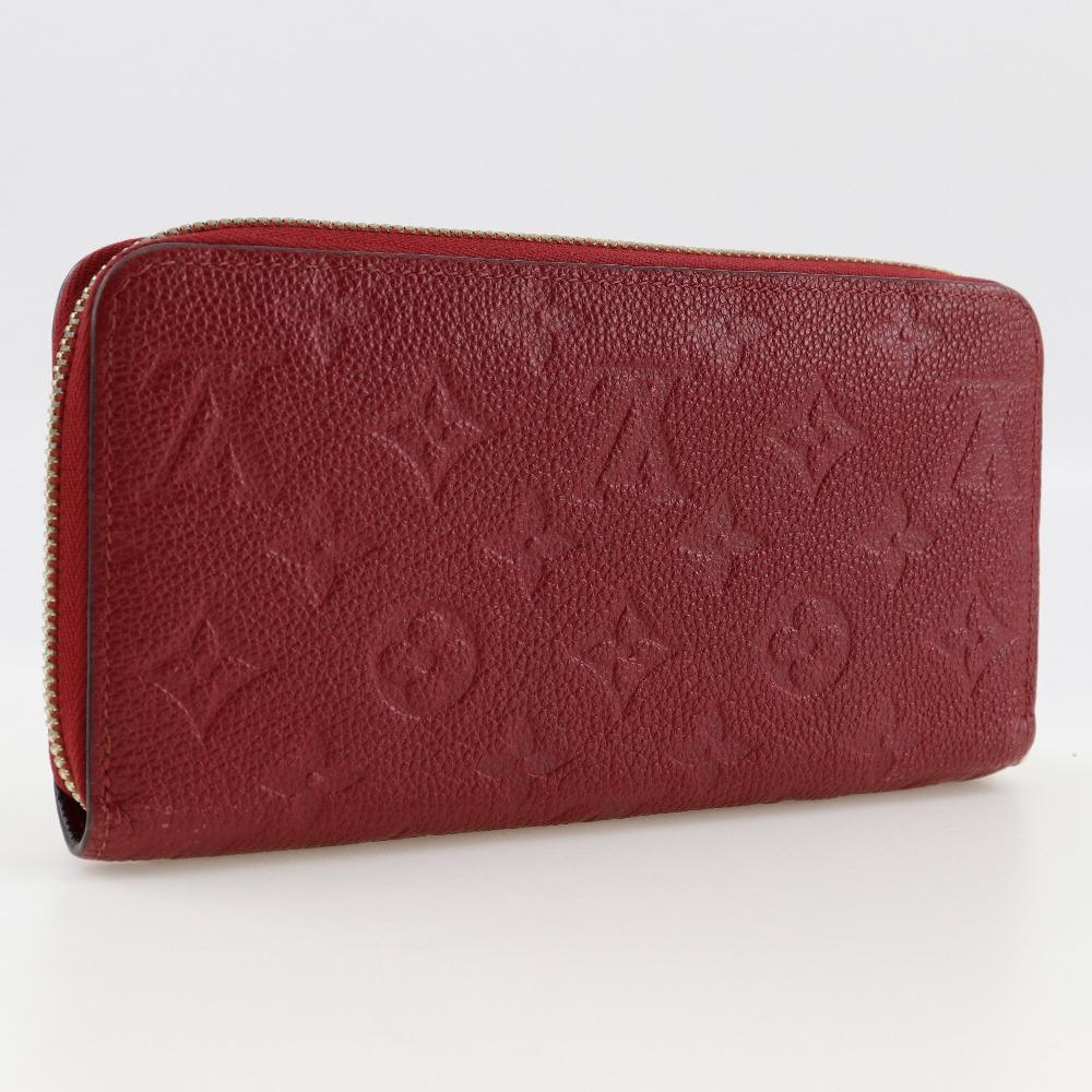 Louis Vuitton Zippy Wallet Purse M60737 Slys Red Monogram Ann Platt Women Used