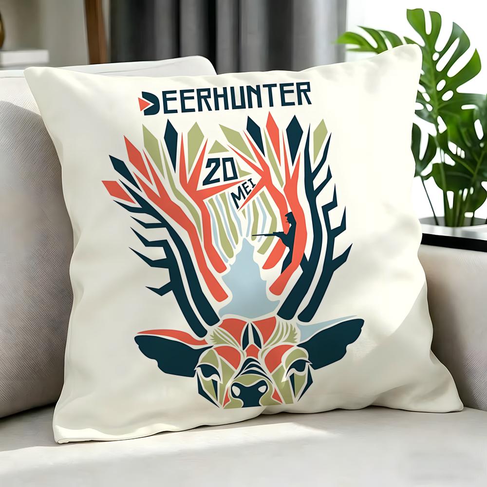 Indie Hirschjäger Kissenbezug Kissenbezug Set 4 Stück 50X50 45X45 40X40 Kissenbezug Dekorative Sofa Heimdekor
