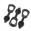 1/2/4 Pcs Flush Mount Fishing Boat Rod Socket Pvc Fishing Rod Holder Cap Gasket Kayak Boat Canoe Tackle Support Accessories