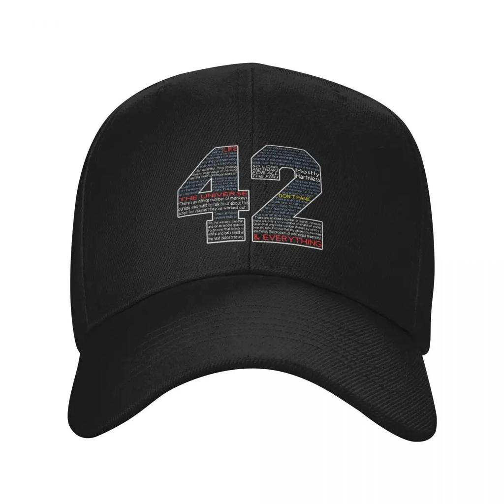 42 The Answer To Life The Universe And Everything Baseball Cap Hood foam party Hat sun caps GirlS Hats Mens