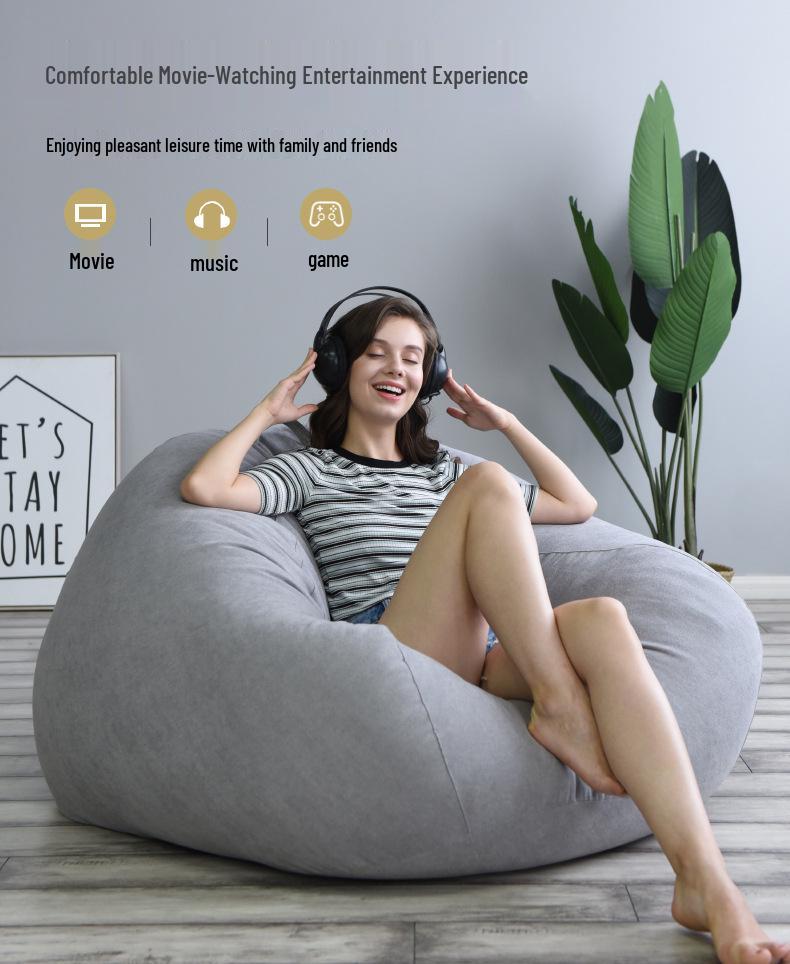 Available Removable & Washable Lazy Sofa Bean Bag Chair for Living Room, Bedroom, Balcony, Tatami, Bathhouse