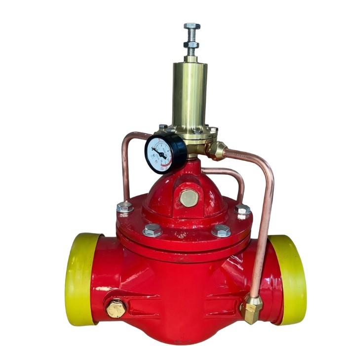 Grooved Cast Iron Firefighting Safety Drain Valve