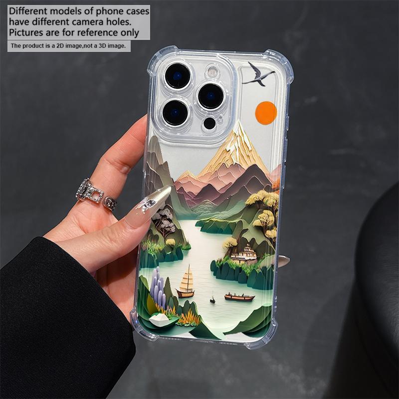 Ultimate Aesthetics Phone Case For IPhone 17 Pro Max 16 E 17 15 14 13Plus 12 Mini 11 XR 17 Air 16 Cases Transparent Soft Covers