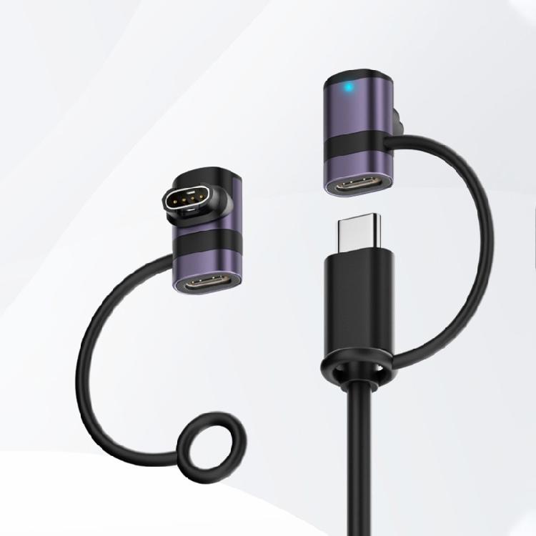 Premium Aluminum Charging Adapter Suitable For Watches Overload Protective Portable Design Seamlessly Type C Connection