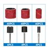 102/132pcs Sanding Drum Set 1/4 3/8 1/2 Inch Sanding Bands With Sanding Mandrels