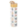 Something Different Floral Bug Glass Water Bottle