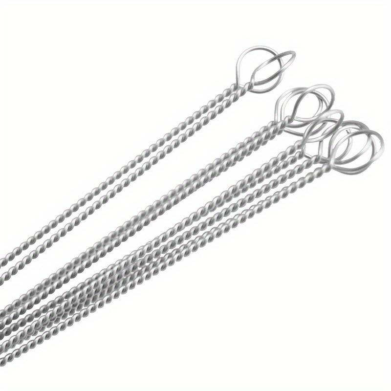 Delicate 10pcs Nylon Straw Cleaners Cleaning Brush Drinking Pipe Cleaners Stainless Steel Glass Clean Brushes