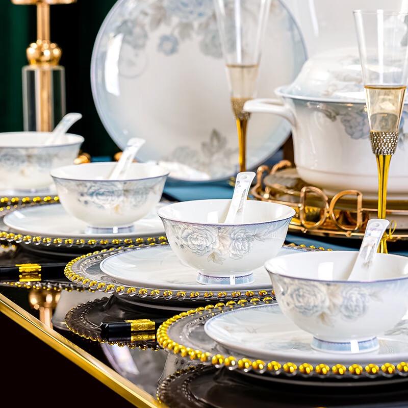 Huazao Baijia WZ Luoyang Flower Season Ceramic Dinnerware Set