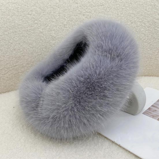 Winter Hat Hollow Top Design Wide Brim Plush Hat Solid Color Outdoor Activities Cycling Travel Insulated Headgear