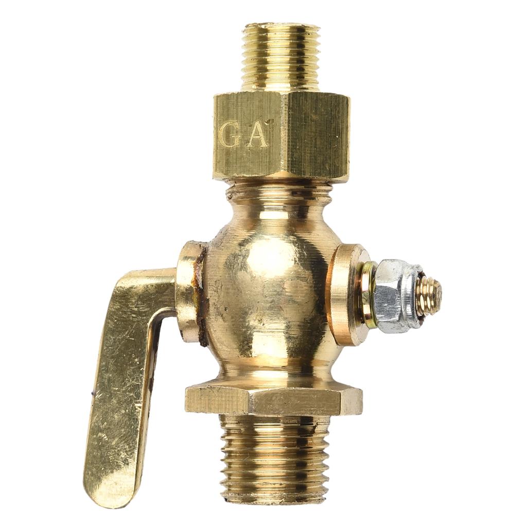 Brass Petcock Car Fuel Valve Fuel Tap Valve Fuel Delivery Accessories G1 4 Switch Rotation For Vintage Motorcycles