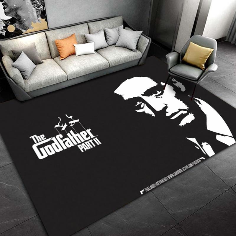 Classic Movies The-Godfather Carpet For Living Room Game Rugs Soft Floor Cartoon Rugs Bathroom Rug Mat Yoga Mat Home Decor Rugs