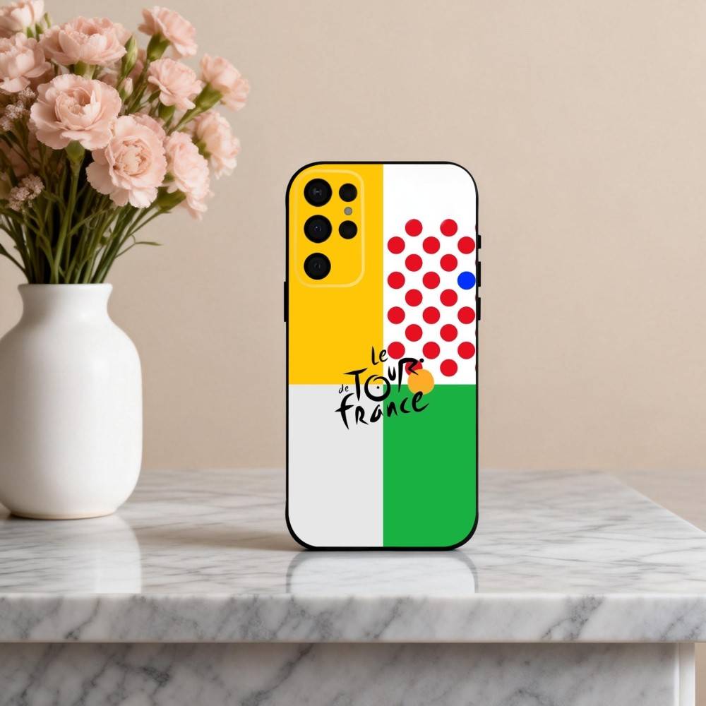 T-Tour De France B-Bike R-Rainbow Phone Case For Samsung S25,24,23,22,30,21,10,9,Ultra,Plus,Lite,FE,4,5 G Soft Black Case