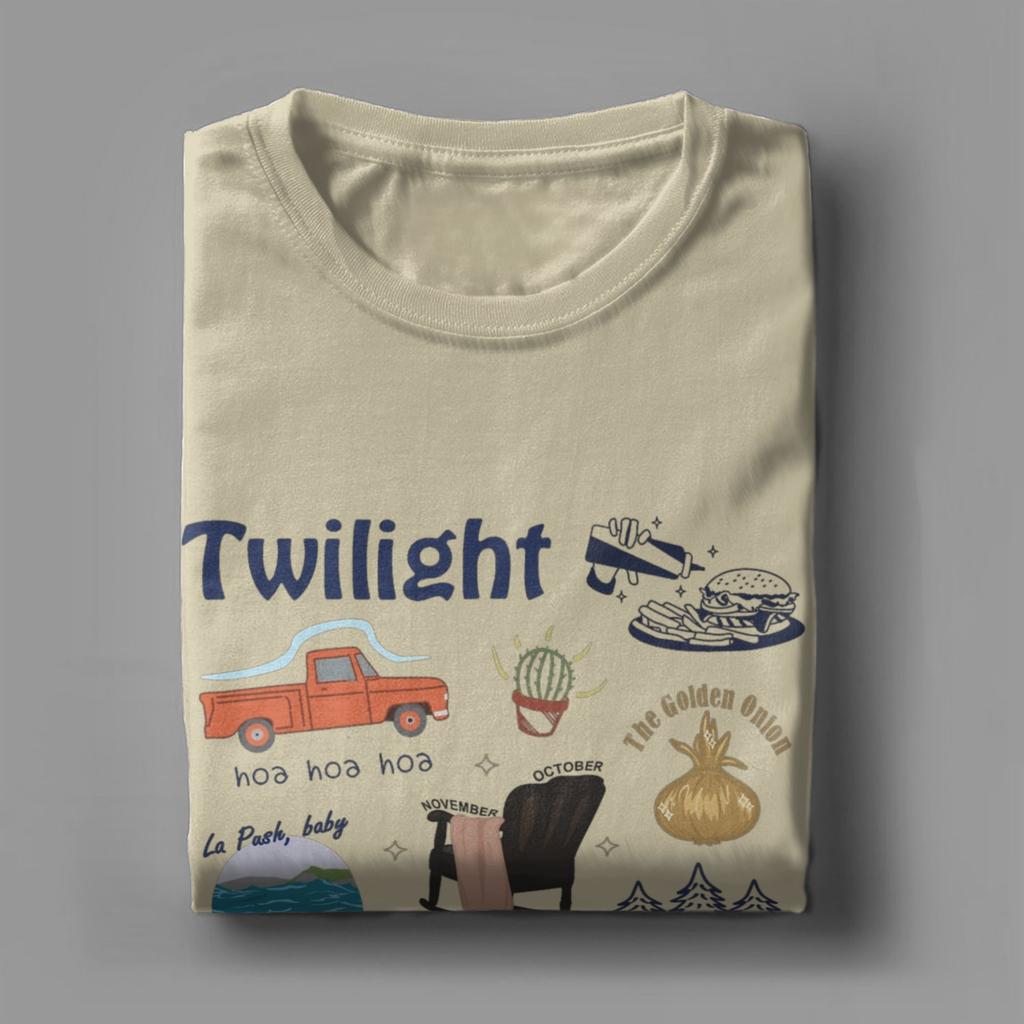 Twilight Movie Things Edward Cullen T-Shirt Men  Vintage Pure Cotton Tees Crew Neck Short Sleeve T Shirts Birthday Gift Clothing
