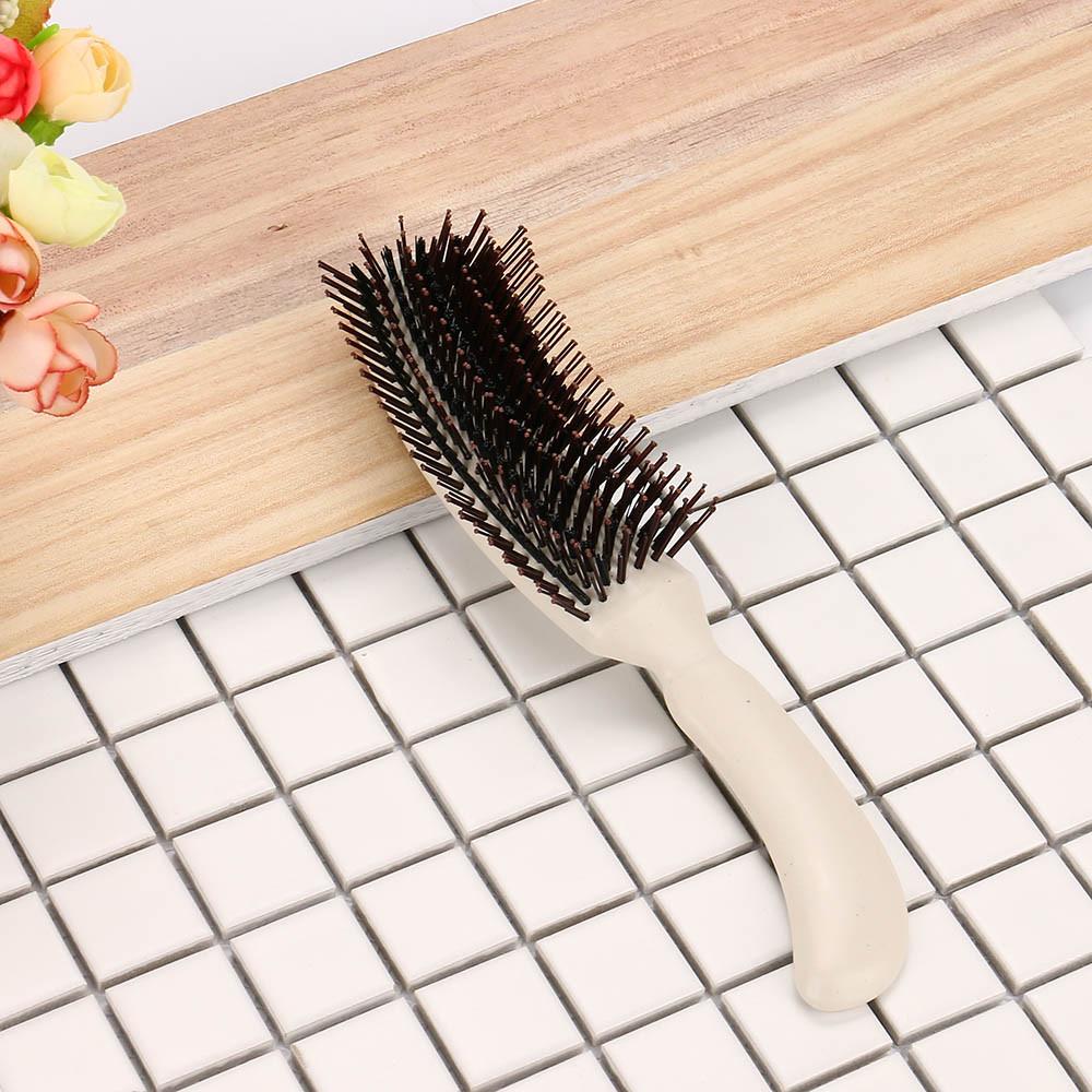 

Small plastic Vent Hair Brush Comb - -Static Cosmetic Needle Comb Tool белый