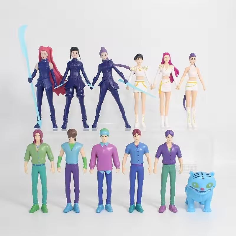 Anime Kpop Demon Hunt blind box series Figure Tiger Figurine Toys Desk Decoration Statues Ornament Halloween/Christmas Kid Gifts