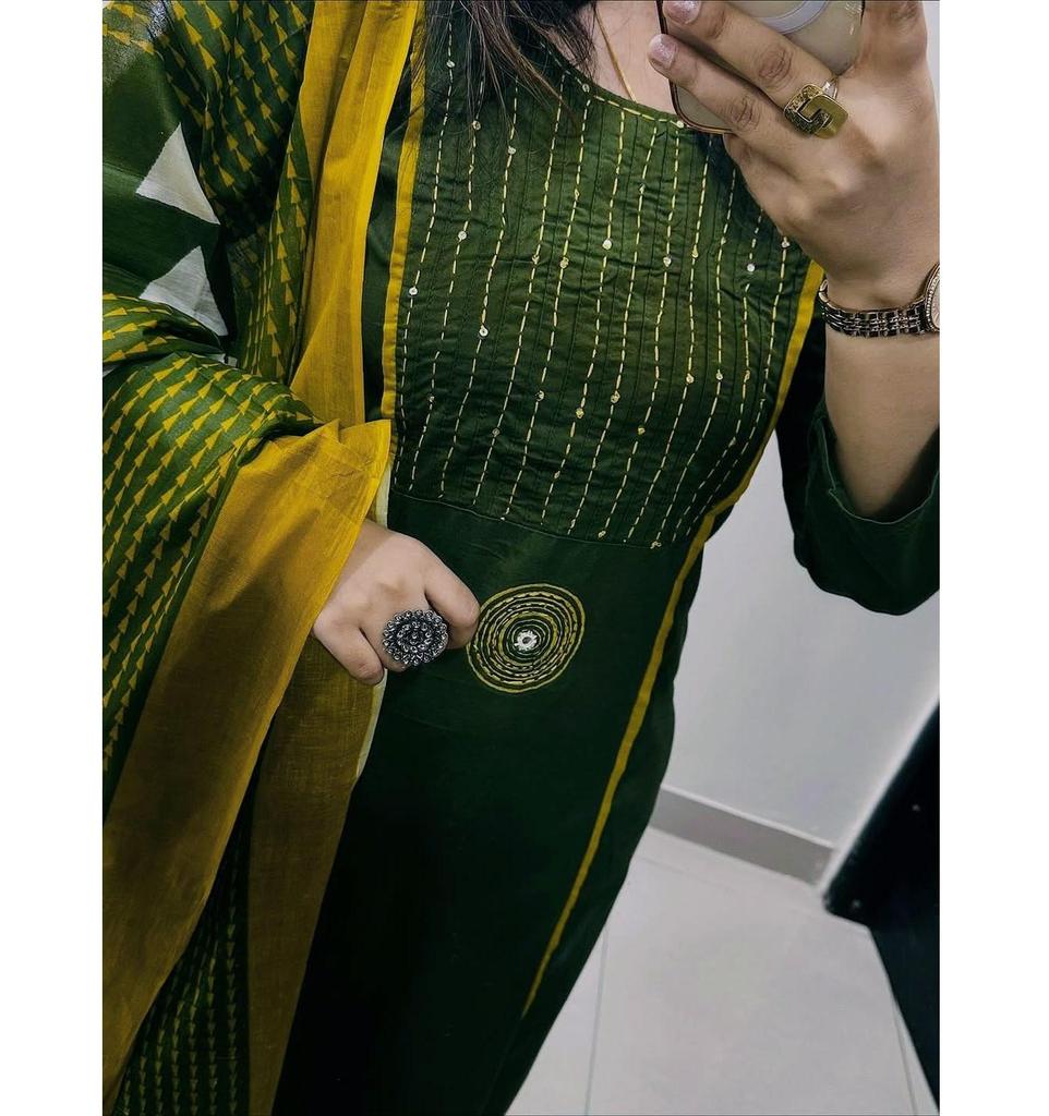 Women Designer Top Tunic Kurta Patn Dupatta Set Indian Bollywood Party Wear Salwar Suit