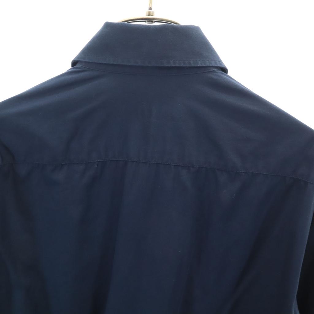 PRADA made in Italy Long sleeve Cotton shirt 39 Navy Men's Used