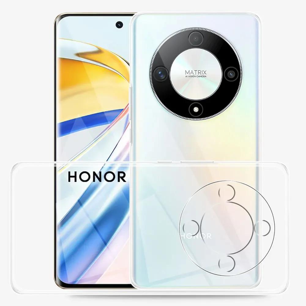 For Honor Magic 6 Lite 5G Case Back Cover Clear Silicone Soft Case For Honor Magic5 Lite Bumper Coque For Magic4 Lite Fundas