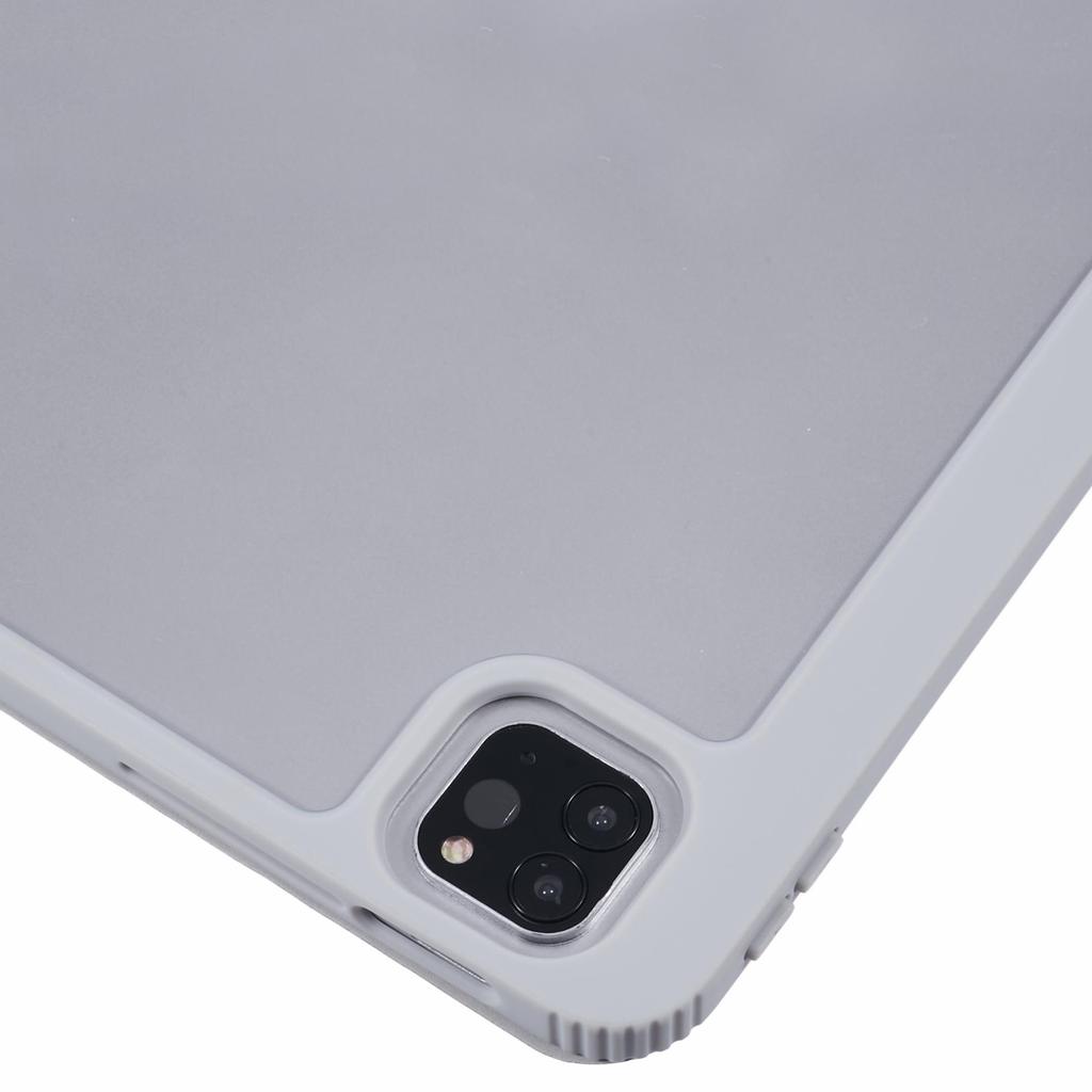 MUTURAL For iPad Air 13 (2025)/(2024)/Pro 12.9 (2022)/(2021)/(2020)/(2018) Leather Case Trifold Stand Cover with Pencil Holder