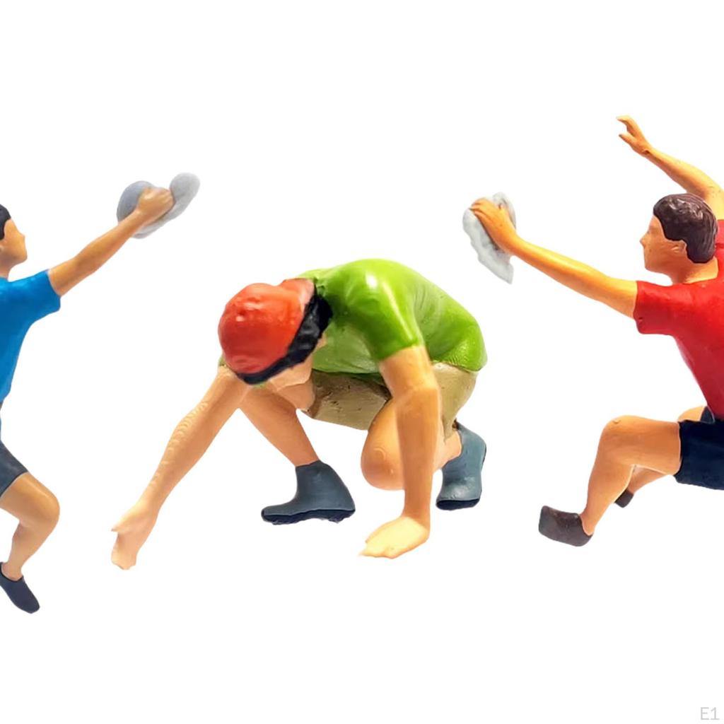 1/64 Horolezecké figurky Rozvržení mikrokrajiny Pohádková zahrada Ručně malovaná dioráma Filmové rekvizity