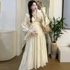 Maternity Dress High-End Sensation Internet Celebrity Ethnic Style Exotic Style Vacation Style Fashionable Stylish Mom Temperament Long Sleeve Dress