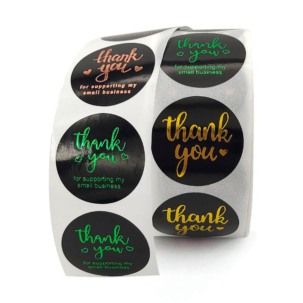 Pozvánky Nálepky na jídlo 3 styly Děkuji Estetické psací potřeby X037