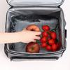 Auslaufsichere Picknicktasche mit großem Fassungsvermögen, 3-lagigem Isoliersystem, verstellbaren Gurten, Lebensmittel-Organizer-Tragetasche