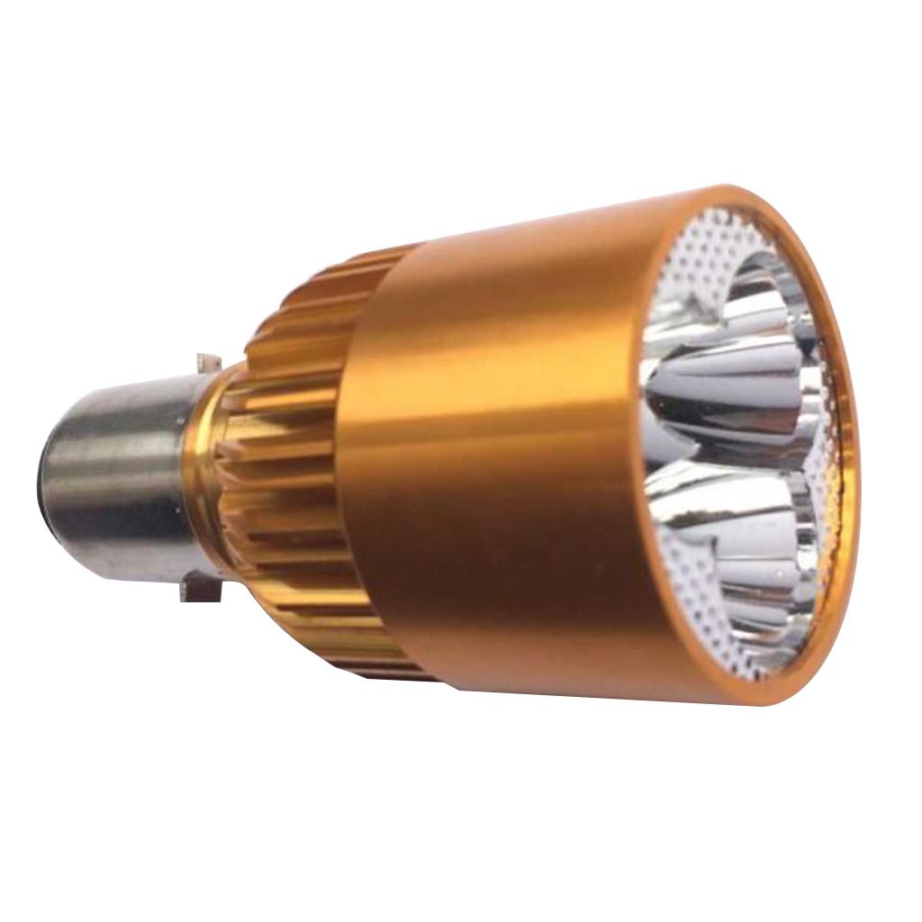 High Brightness Motorcyle Headlight Bulb Fog Lamp H6 BA20D LED Bulb White 6000K 1