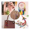 Beadthoven Nylon Thread Macrame String Cotton Rope 5 Roll Set 0.8mm Diameter Mixed Color 38-45m/roll Craft Accessories Braided String Weaving Yarn