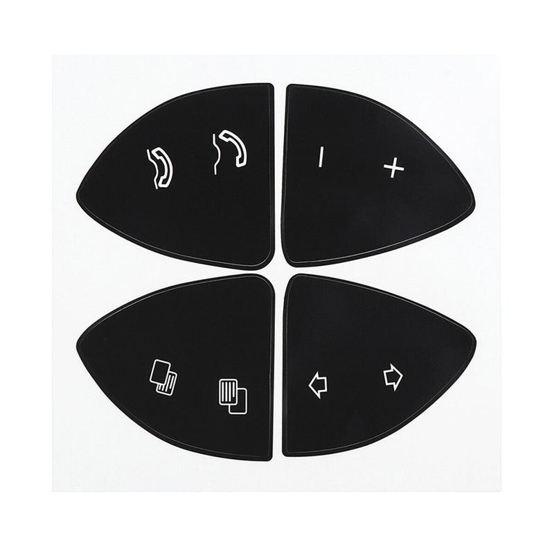 Car Stickers Car Steering Wheel Repair Button Stickers Kit for Mercedes Benz W220 S430 S500 S600 CL500 CL600