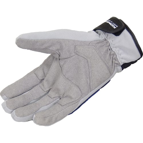 KOMINE Motorcycle Instructor Winter Gloves INSTRUCTOR KOMINE Gray/Blue L GK-785 865 For Spring, Autumn, Winter, Waterproof, Cold Protection