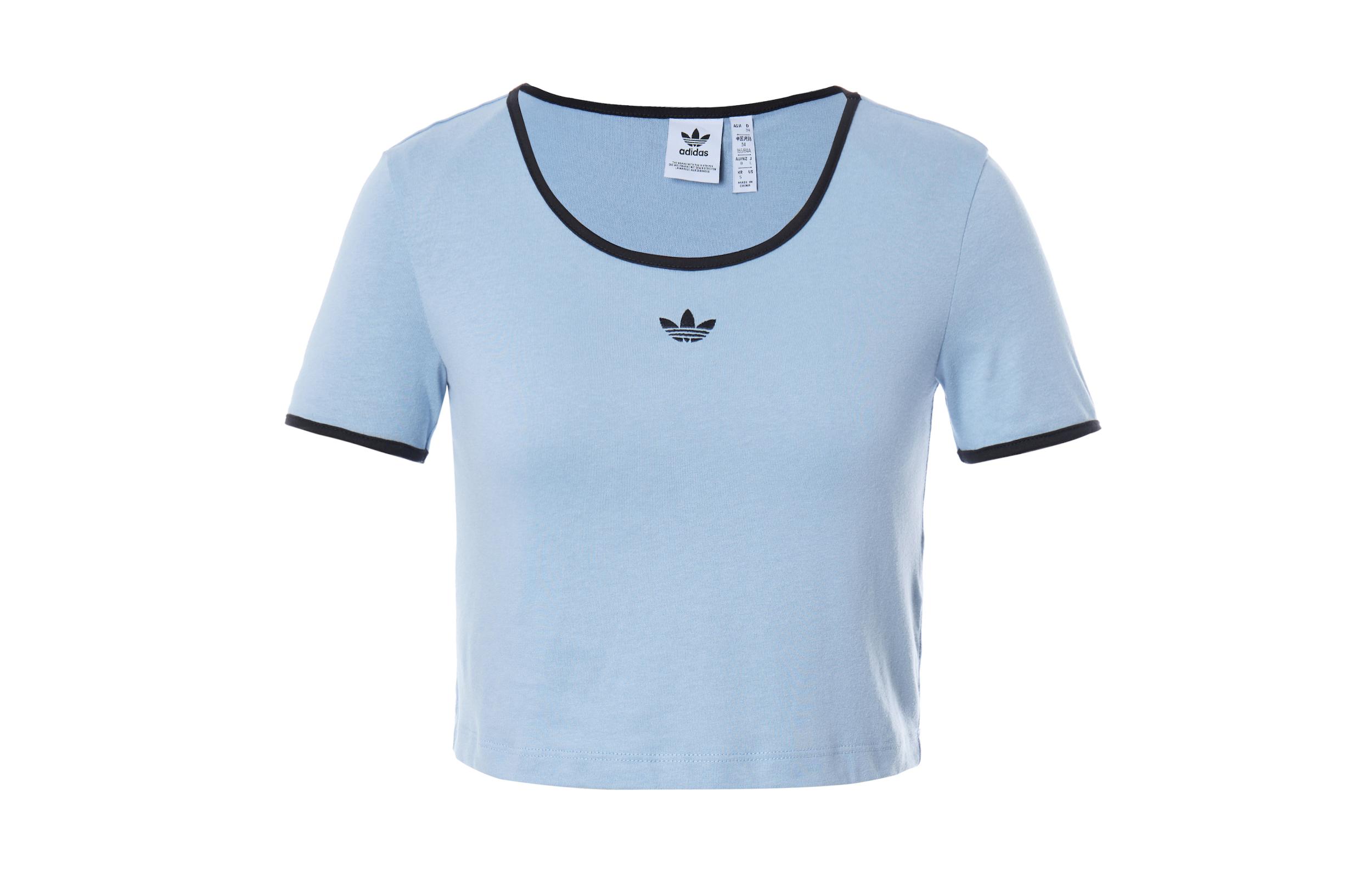 Adidas Originals Hot Girl Collection T Shirt Women s Blue H17951 42