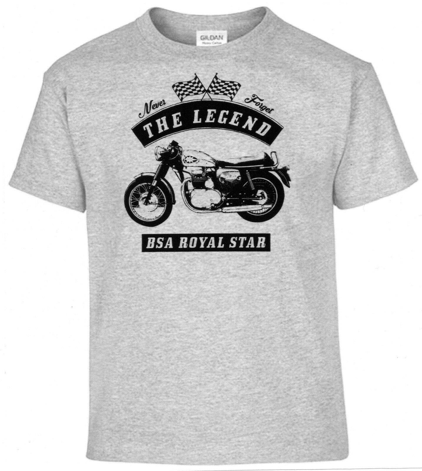 

Футболка унисекс Bsa Royal Star Мотоциклетный велосипед Oldtimer Youngtimer