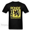 Módne pánske tričko Mužské Tour of Flanders Logo Tričká Ležérne Retro Grafické Tričká Oblečenie pre mužov Letné Oversized Tričko
