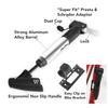 Bicycle Pump Aluminum Alloy Mini Pump for Bicycle MTB Portable Inflator with Holder
