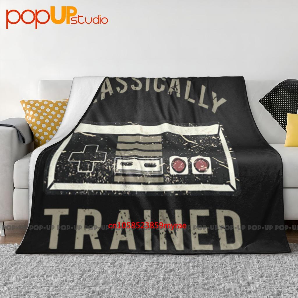 Trained Video Game Gamer Ultra-Soft Blanket Quilt Winter Sofa Cover Bed Covers