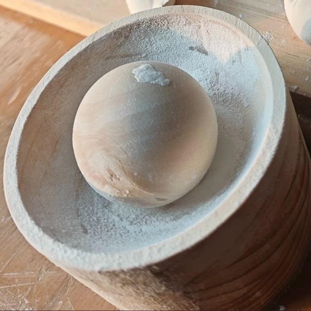 Wooden Dumpling Wrapper Making Mold Dough Press Tool Dumpling Skin Pressing Tool  Corn Cake