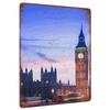 London Big Ben Nachtansicht Metall Eisenmalerei Heimdekoration Wohnzimmer Schlafzimmer Wandkunst Modern Schlicht