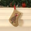 Christmas Tree Ornament Lovely Christmas Stockings Candy Gift Bag Christmas Hanging Socks For Fireplaces Door Decoration