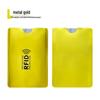 In-Stock Silver RFID Card Holder: Anti-Scan, Anti-Demagnetization, Anti-Theft NFC Bank ID Aluminum Shield