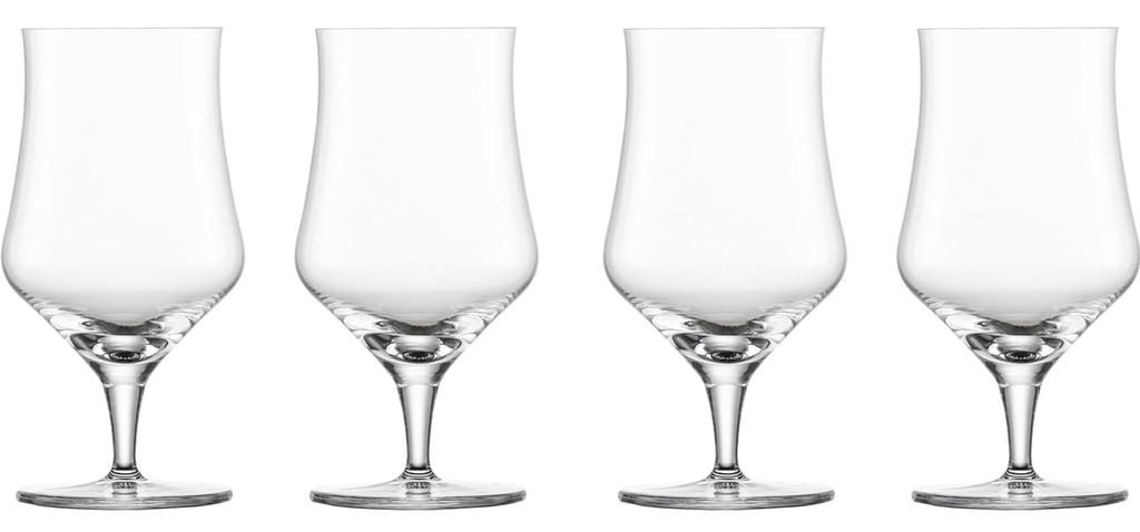 ZWIESEL GLAS Break-Resistant Beer Glasses, Beer Basic, Craft Universal, 4-Piece Machine-Made Glass (l130013)