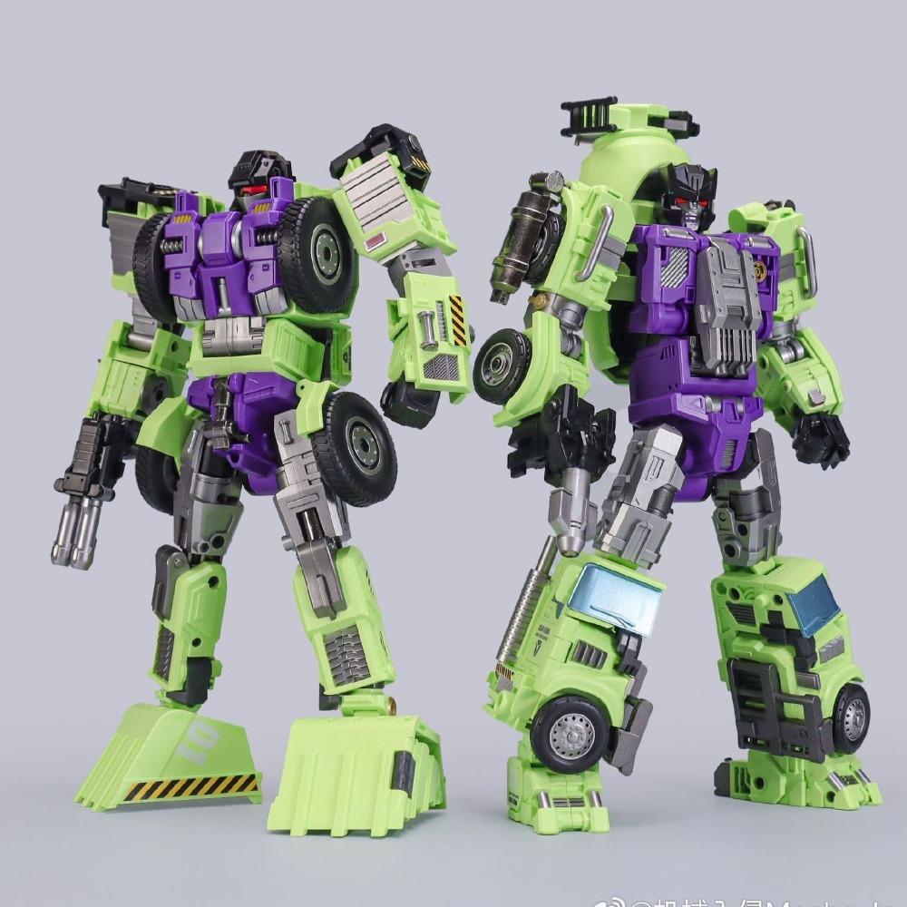 GLA-01 GLA-02 Invasione Mecha LEGIONE GIGANTE Devastator Trasformazione Scrapper Mixmaster Action Figure Robot 100% Collezione Regalo