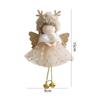 Cartoon Christmas Antlers Angel Dolls DIY Exquisite Angel Girl Bell Pendant Cute Christmas Tree Decoration Party Favors