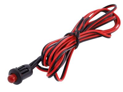 Kırmızı diyotlu alarm simülatörü, 12V