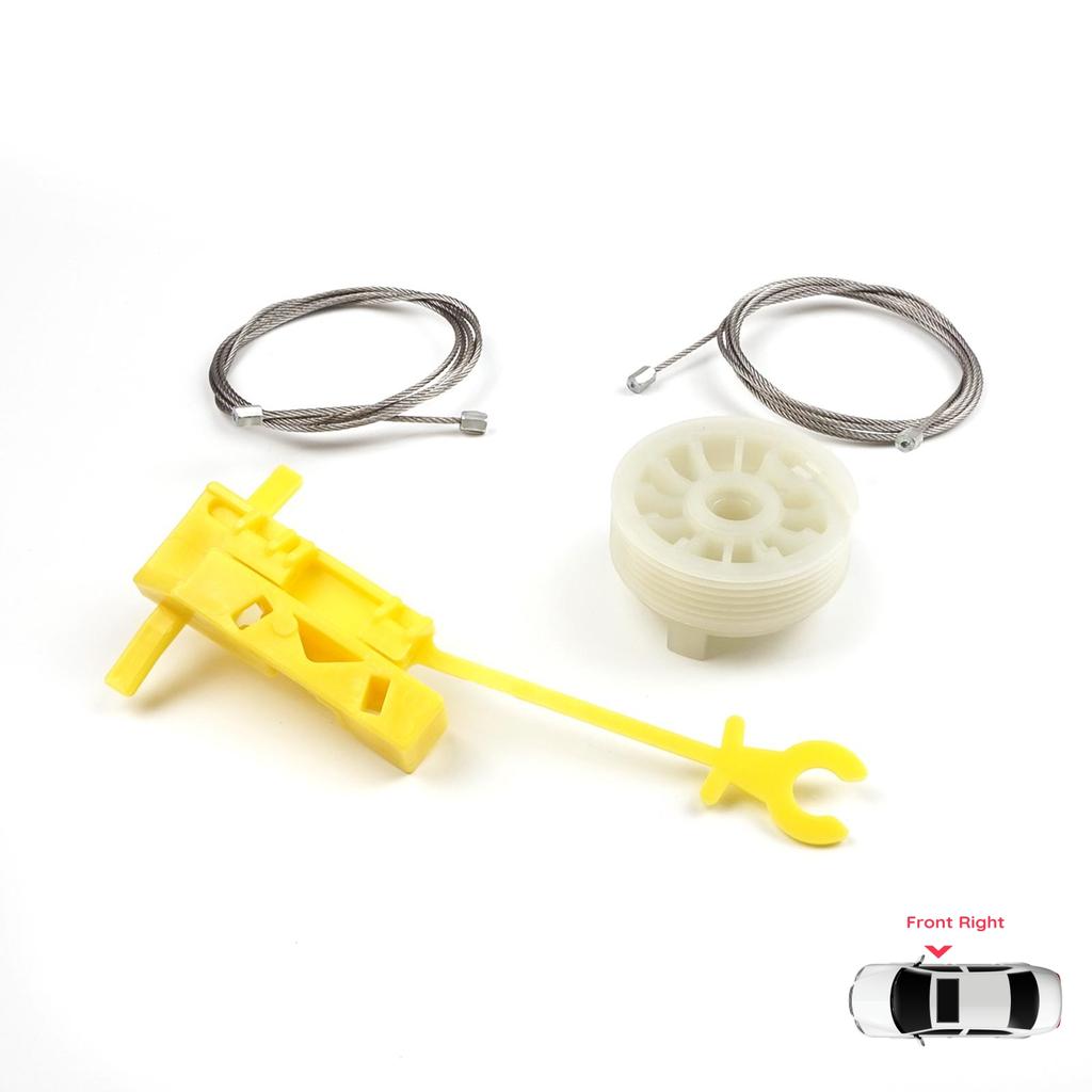 BWR5498 Zestaw naprawczy podnośnika szyb elektrycznych przód prawy do Renault Trafic MK2 X83 JL FL EL Vivaro Primastar 2001-2015 7700311821