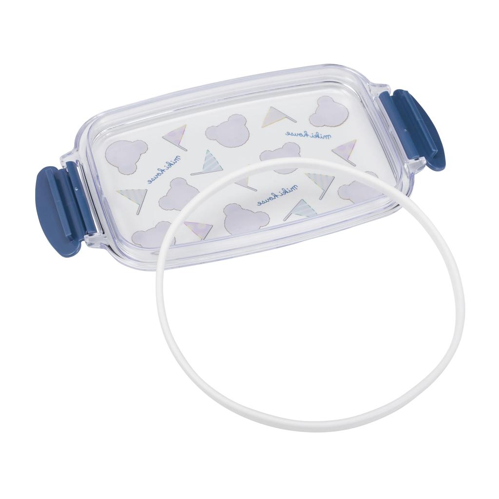 MIKI HOUSE Lunch Bear Made In for Boys and Microwave and Dishwasher Navy Box, 500ml, Design, Japan, Girls, Baby, Kids, Kindergarten, Daycare, Safe,